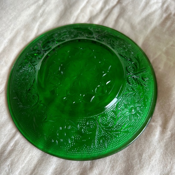 Vintage Anchor Hocking Custard Cup with Liner (saucer) - Picture 5 of 5